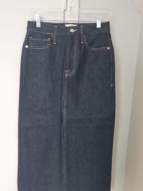 Frame Denim Dark Blue Straight-Leg Jeans